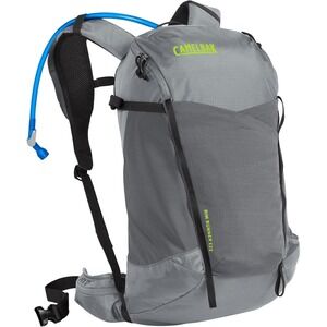 CamelBak Rim Runner X22 Hiking Hydration Backpack 70 oz Grey Flannel/Lime Punch